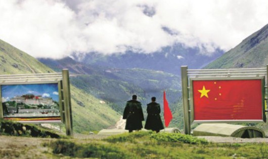 Biên giới Trung Quốc và Ấn Độ. Nguồn: PTI/TTXVN
