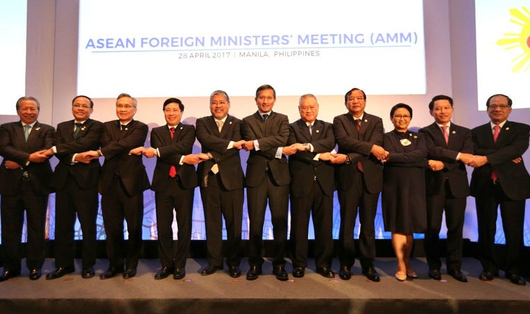 Các Bộ trưởng Ngoại giao ASEAN tại Hội nghị diễn ra hồi tháng 4 vừa qua