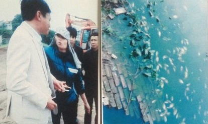 Được “bật đèn xanh” Cty TNHH Xây dựng và Thương mại Thành Đạt san lấp ao trái phép gây thiệt hại hàng tấn cá của dân