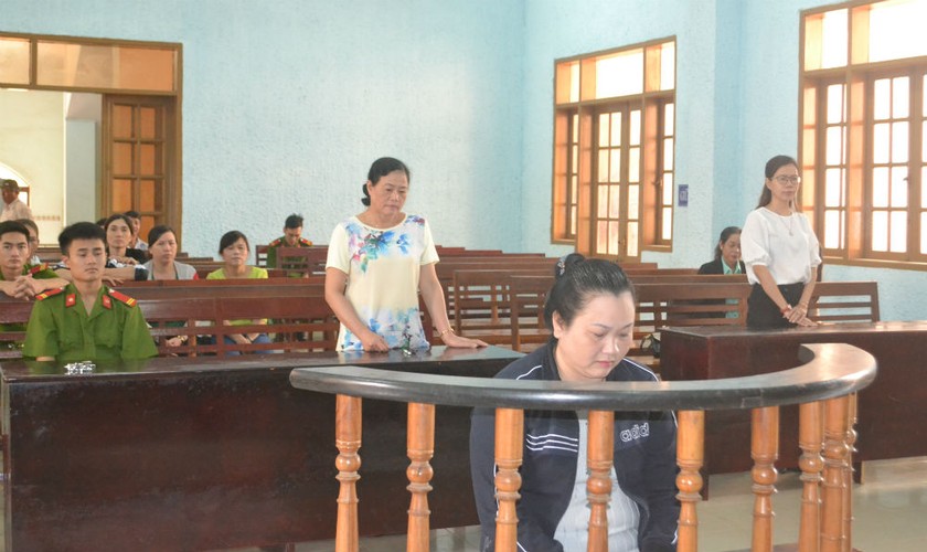 Trần Thị Quý Phượng tại phiên tòa phúc thẩm ngày 11/8/2017