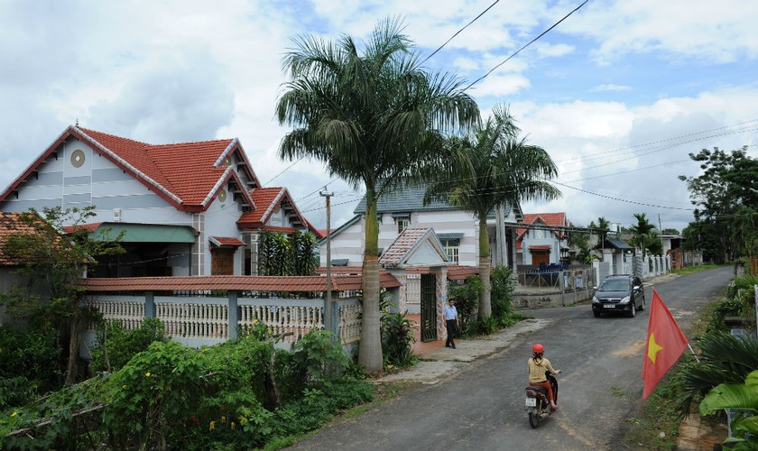 Một góc làng quê trên vùng biên giới Chư Prông hôm nay