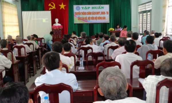 Tập huấn tuyên truyền chính sách BHXH, BHYT cho cán bộ, hội viên nông dân trên địa bàn quận Ô Môn – TP Cần Thơ