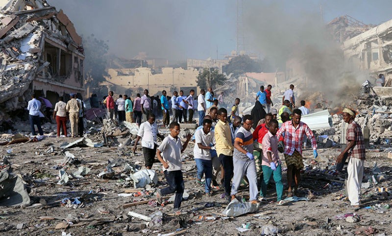 276 người thiệt mạng và gần 300 người bị thương trong vụ đánh bom kép ở Somalia