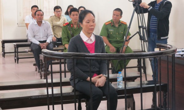 Bị cáo Phan Thúy Mai tại tòa