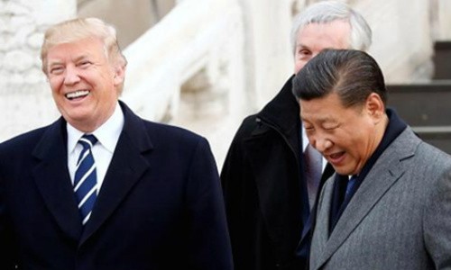 Tổng thống Mỹ Donald Trump và Chủ tịch Trung Quốc Tập Cận Bình. Ảnh: Reuters/VnE
