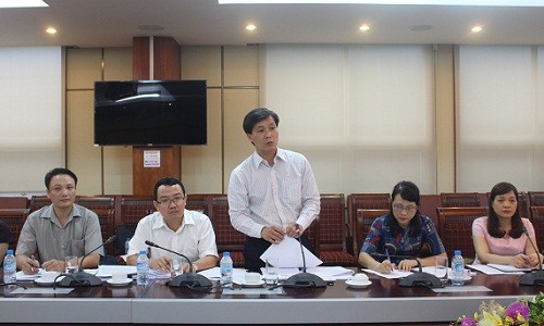 Thứ trưởng Bộ Tư pháp Nguyễn Khánh Ngọc kết luận buổi làm việc