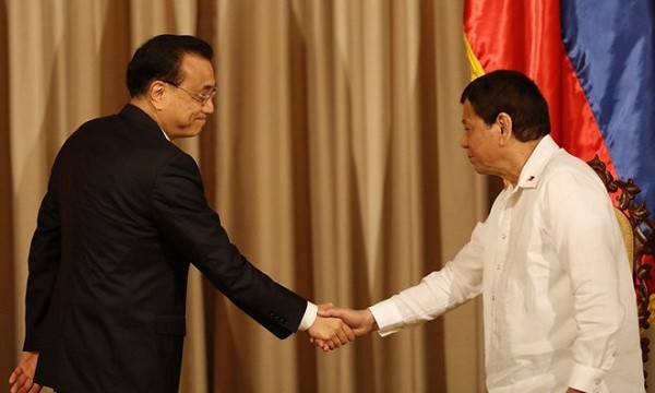 Thủ tướng Lý Khắc Cường và Tổng thống Philippines Rodrigo Duterte