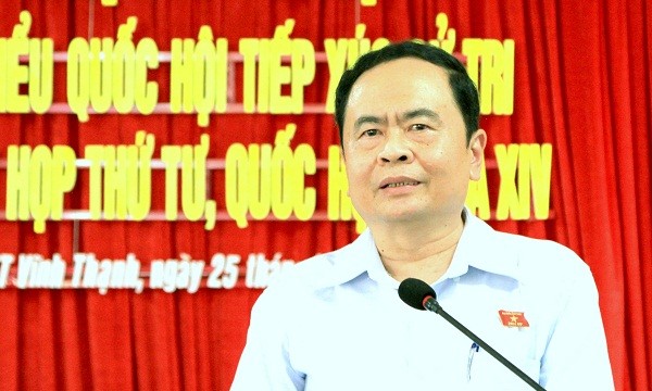 Chủ tịch Uỷ ban Trung ương Mặt trận Tổ quốc Việt Nam Trần Thanh Mẫn trả lời những ý kiến, kiến nghị của cử tri