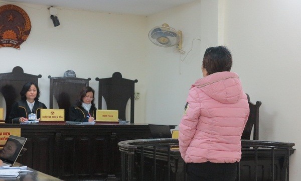 Bị cáo Phong tại tòa