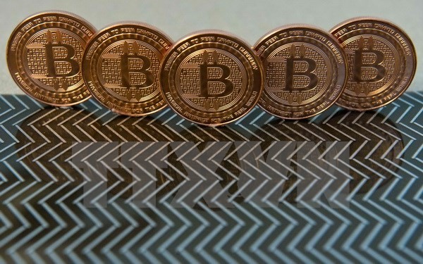 Đồng bitcoin. (Nguồn: AFP/TTXVN)
