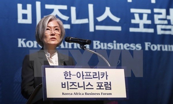 Ngoại trưởng Hàn Quốc Kang Kyung-hwa. (Nguồn: Yonhap/TTXVN)