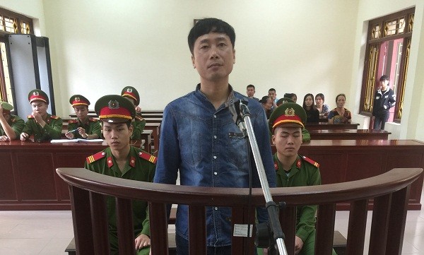 Bị cáo Phạm Văn Dũng tại phiên tòa
