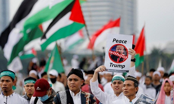 Biểu tình phản đối quyết định của Mỹ ở Indonesia