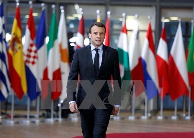 Tổng thống Pháp Emmanuel Macron.. (Nguồn: THX/TTXVN)