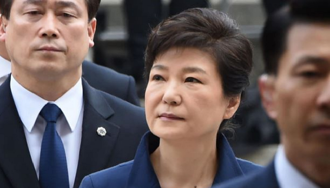Cựu Tổng thống Park Geun-hye. (Ảnh: The Star Online/VTV)
