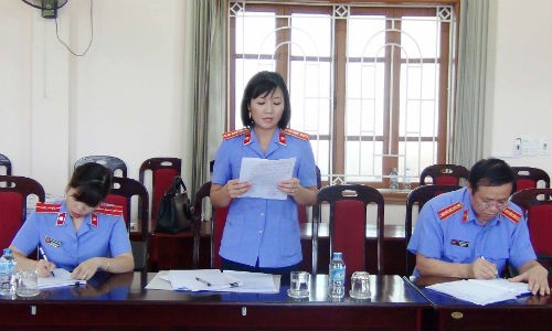 Kiểm sát hoạt động thi hành án dân sự tại Tuyên Quang (ảnh minh họa). 
Ảnh: Việt Hòa