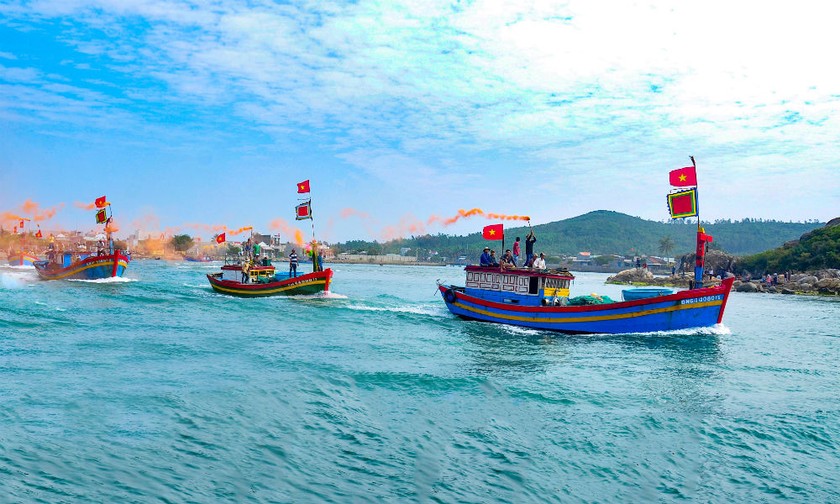 Xã có gần 300 tàu cá chuyên khai thác ngư trường Hoàng Sa, Trường Sa