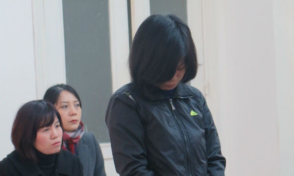 Bị cáo Nguyễn Thị Thanh Mai tại phiên tòa phúc thẩm