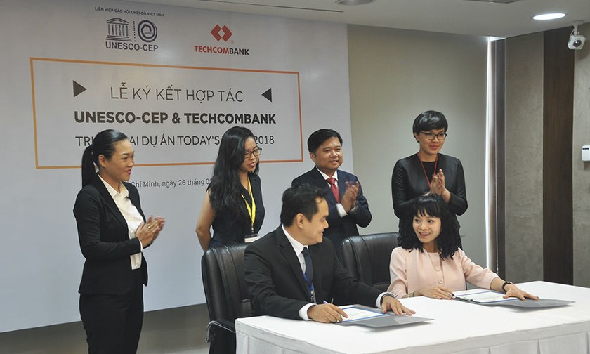Techcombank hợp tác UNESCO-CEP triển khai dự án đào tạo nhân tài Việt trẻ