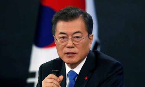 Tổng thống Hàn Quốc Moon Jae-in. Ảnh: Reuters/VnExpress