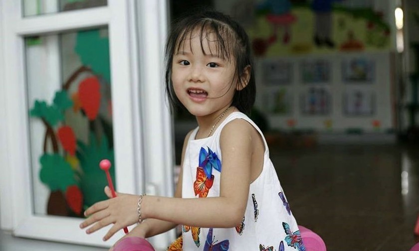 "Thiên thần" Hải An 7 tuổi đã hiến giác mạc sau khi qua đời (Nguồn ảnh: Trung tâm điều phối ghép tạng)