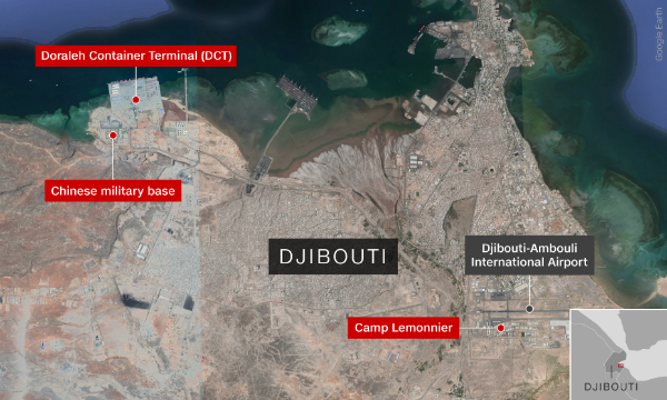 Djibouti có vị trí chiến lược quan trọng