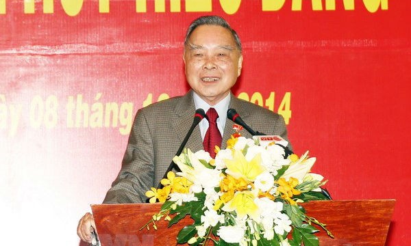 Nguyên Thủ tướng Chính phủ Phan Văn Khải phát biểu. (Ảnh: Đức Tám/TTXVN)