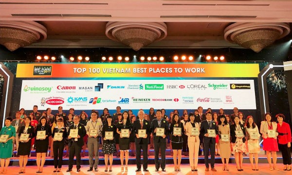 Techcombank liên tiếp tăng bậc trong bảng xép hạng Top 100 nơi làm việc tốt nhất Việt Nam