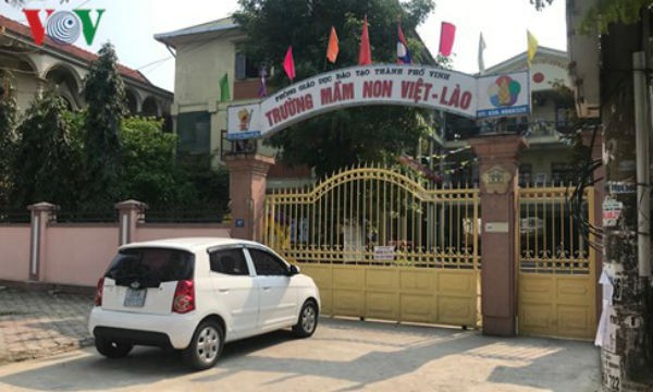 Trường mầm non Việt – Lào nơi xảy ra sự việc.
Ảnh VOV