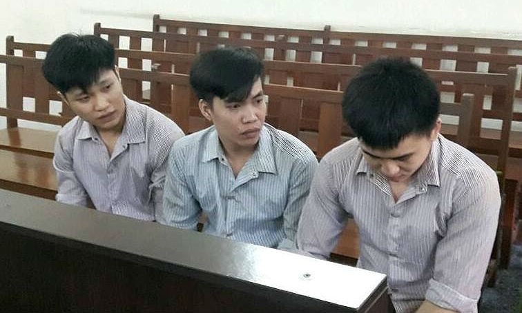 ​3 bị cáo tại tòa. Ảnh: Tân Châu/Tiền Phong