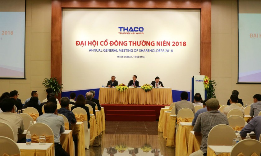 Đại hội cổ đông Thaco: Thông qua kế hoạch chi 4.600 tỷ đồng đầu tư trong năm 2018