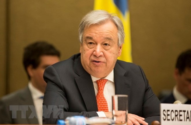 Tổng Thư ký Liên hợp quốc Antonio Guterres. (Nguồn: THX/TTXVN)