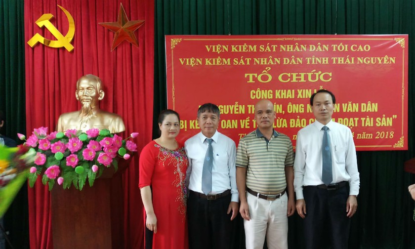 VKSND tỉnh Thái Nguyên công khai xin lỗi người bị truy tố oan sai