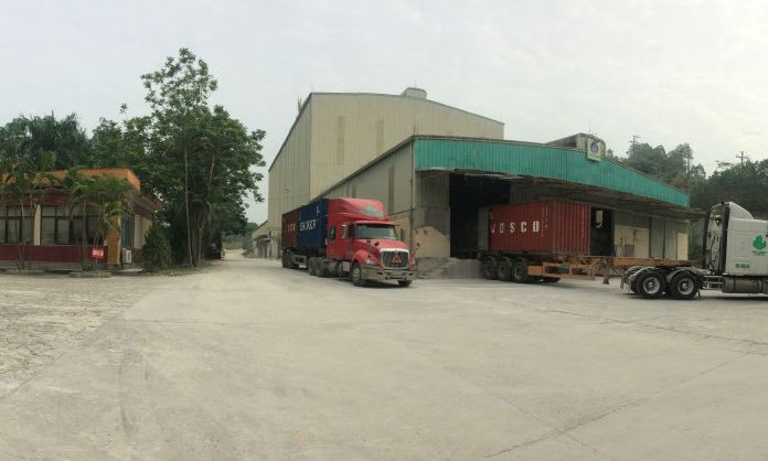 Trụ sở nhà máy chế biến khoáng sản của Cty Viglacera tại TP Yên Bái