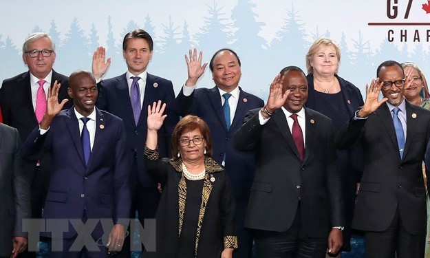 Thủ tướng và các trưởng đoàn G7 và G7 mở rộng