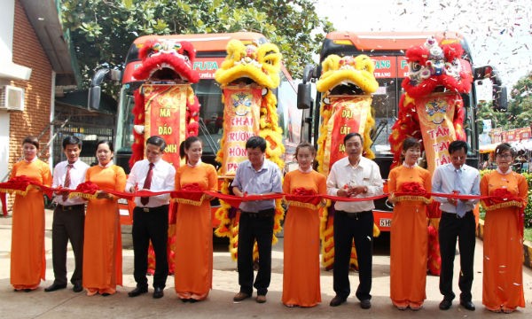 Phương Trang khai trương tuyến xe Buôn Mê Thuộc - Nha Trang giá vé 100.000 đồng