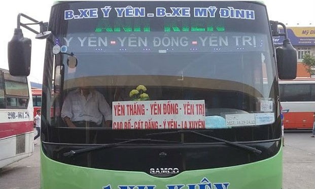 Có khoảng 100 đầu xe được Sở GTVT Nam Định cấp phép hoạt động trên địa bàn huyện Ý Yên