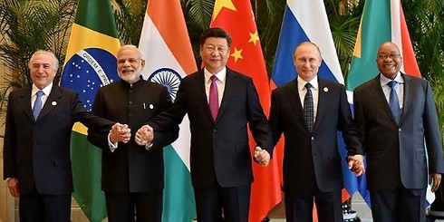 Các nhà lãnh đạo BRICS. (Ảnh: KT/VOV)