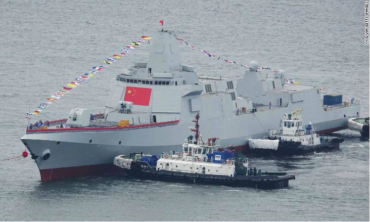 Trung Quốc cho hạ thủy 2 tàu khu trục Type-055