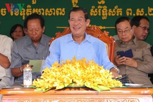 Thủ tướng Campuchia Hun Sen. Ảnh VOV