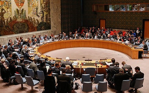 Một phiên họp của Hội đồng Bảo an Liên Hợp Quốc. (Ảnh: Reuters/VOV)