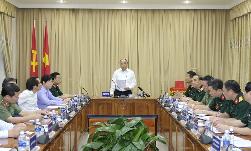 Thủ tướng Nguyễn Xuân Phúc làm việc với Ban Quản lý Lăng Chủ tịch Hồ Chí Minh