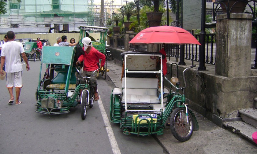 Tricycle ở trung tâm thành phố Manila