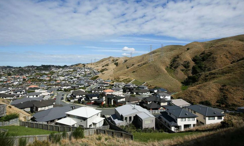 Giá bất động sản ở thủ đô Wellington của New Zealand đã tăng 57% trong thập kỷ qua (Ảnh: Hagen Hopkins/Getty Images)