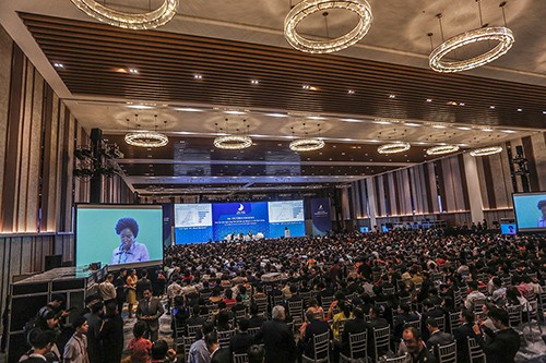Hội nghị Thượng đỉnh Kinh doanh Việt Nam (VBS) tại Đà Nẵng năm 2017. Ảnh: Nguyễn Đông/VnE