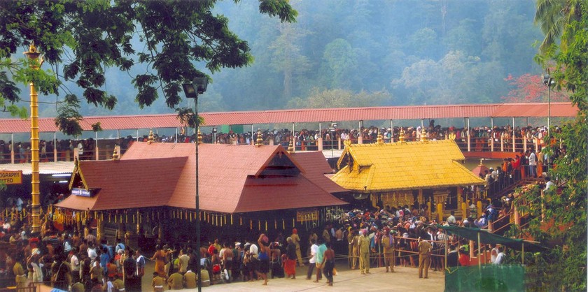 Đền thờ Sabarimala Ayyappa.  Ảnh: Templesofindia/Zing