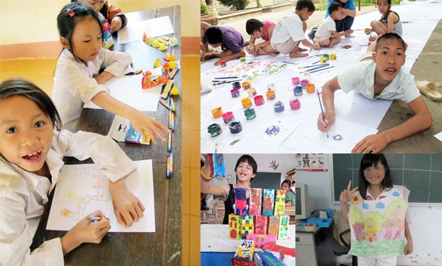 Trong hơn 10 năm hoạt động, DN Xã hội Tòhe đã phát triển trên 150 sân chơi nghệ thuật miễn phí cho hơn 1.000 trẻ thiệt thòi khuyết tật… (Ảnh minh họa)