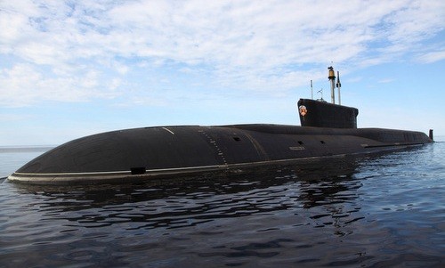 Một tàu ngầm hạt nhân lớp Borei của Nga. Ảnh: Livejournal/VnE