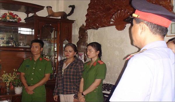 Cơ quan Công an thi hành lệnh bắt, tạm giam đối với đối tượng Nguyễn Thị Mỹ Thanh