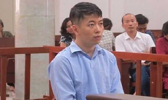 Bị cáo Minh tại phiên tòa